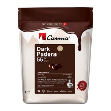 Шоколад Carma Dark Padera 55% Темный 1.5 кг